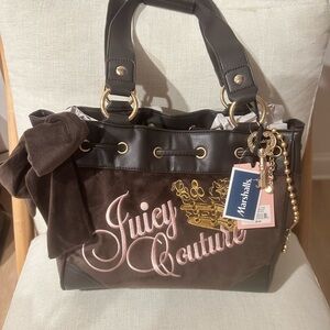 Juicy Couture Black and Pink Tote